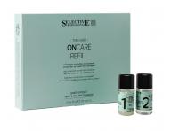 Intenzvna kra pre objem jemnch a redncich vlasov Selective Professional OnCare Refill Treatment - 5+5 x 15 ml