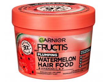 Maska pre jemn vlasy bez objemu Garnier Fructis Watermelon Hair Food 3 Usage Mask - 400 ml