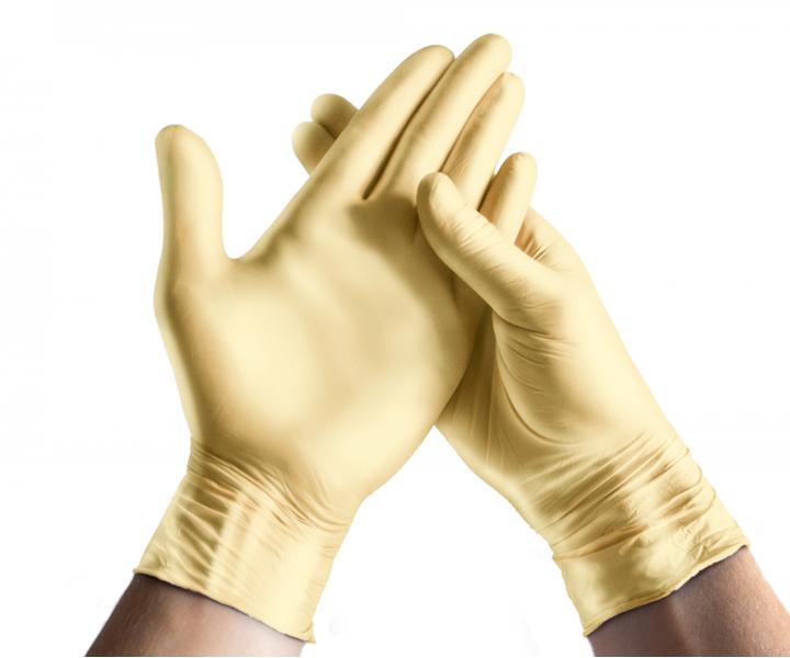 Nitrilov rukavice pre kadernkov Espeon Nitril Sparkle 100 ks - perleov zlat