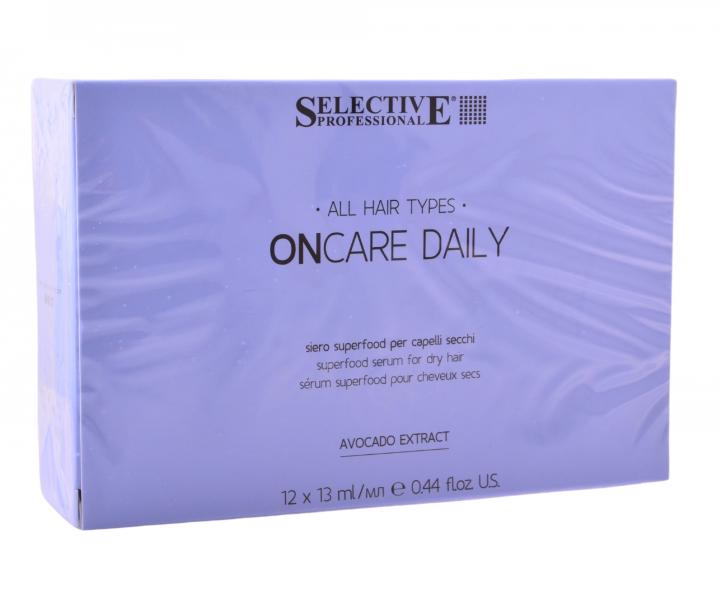 Hydratan srum pre such vlasy Selective Professional OnCare Daily Superfood Serum - 12 x 13 ml