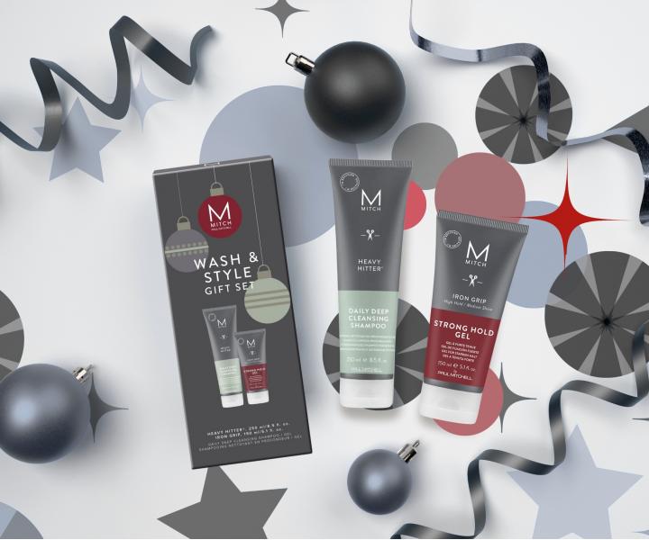 Pnska darekov sada na starostlivos a styling vlasov Paul Mitchell Mitch Wash & Style Gift Set