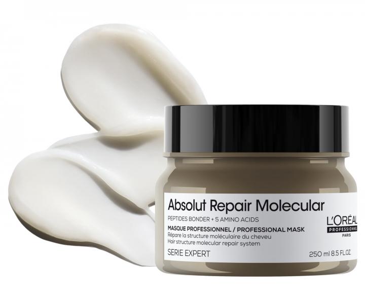 Maska pre pokoden vlasy Loral Professionnel Serie Expert Absolut Repair Molecular - 250 ml