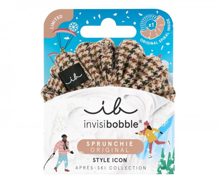 Ozdobn pirlov gumika Invisibobble Sprunchia Original Aprs-Ski Jacquard - vzorovan hned