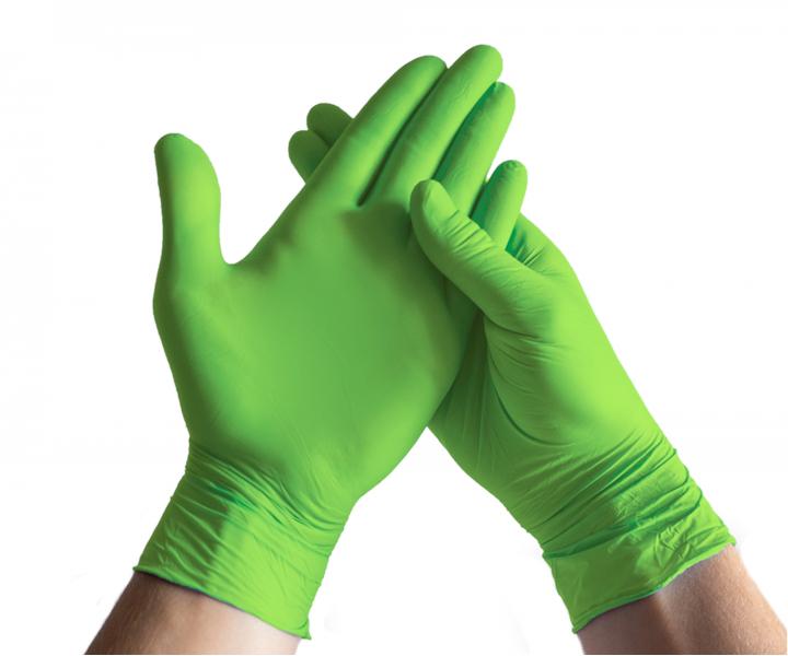 Nitrilov rukavice Espeon Nitril Ideal - 100 ks, zelen, vekos M