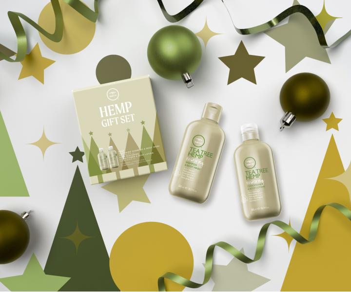 Darekov sada na regenerciu vlasov s konopnm olejom Paul Mitchell Tea Tree Hemp Gift Set