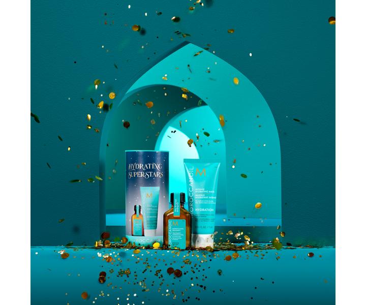 Darekov sada na hydratciu a vivu normlnych a pevnch vlasov Moroccanoil Hydrating Superstars