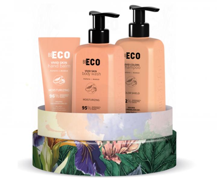 Darekov sada na kompletn starostlivos o telo a vlasy Mila Professional Be Eco Hair & Body Care Vivid