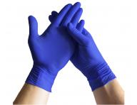 Nitrilov rukavice s hydratciou Espeon Nitril Moistcare 3 - 100 ks, tmavo modr, vekos M