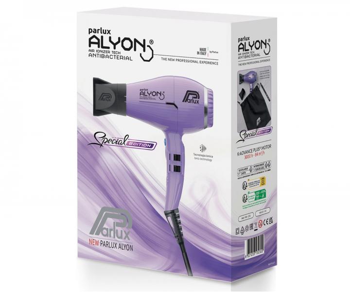 Profesionlny fn na vlasy Parlux Alyon Air Ionic Tech - fialov, 2250 W