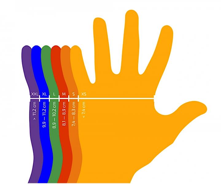 Silnejie nitrilov rukavice Espeon Nitril Ideal 3 - 100 ks, modr, vekos L