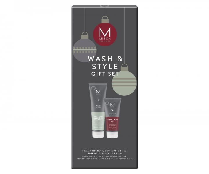 Pnska darekov sada na starostlivos a styling vlasov Paul Mitchell Mitch Wash & Style Gift Set