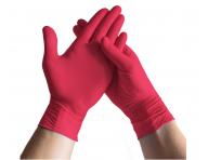 Siln nitrilov rukavice Espeon Nitril Premium 3 - 100 ks, erven, vekos S