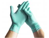 Ekologick nitrilov rukavice Espeon Nitril Bio - 100 ks, zelen, vekos M