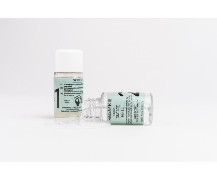 Intenzvna kra pre objem jemnch a redncich vlasov Selective Professional OnCare Refill Treatment - 5+5 x 15 ml