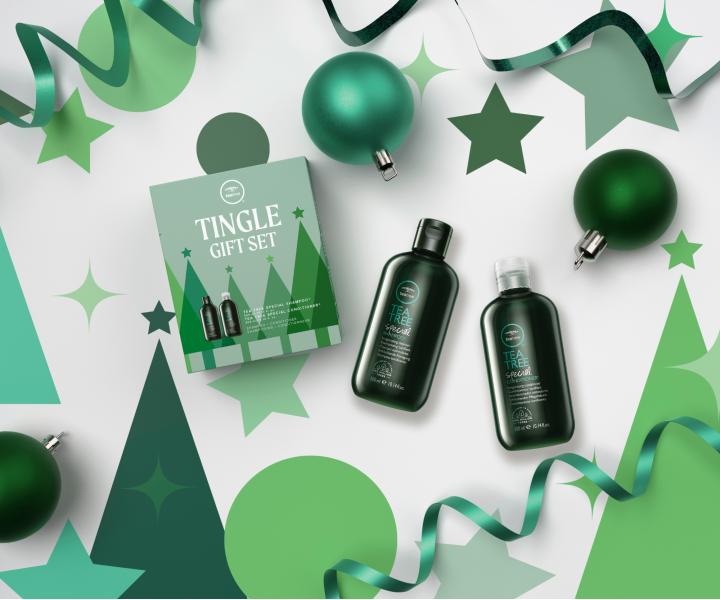 Darekov sada na osvieenie vlasov Paul Mitchell Tea Tree Tingle Gift Set