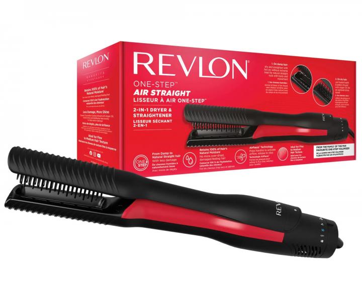 ehlika a sui vlasov Revlon One-Step Air Straight RVDR5330E - ierna